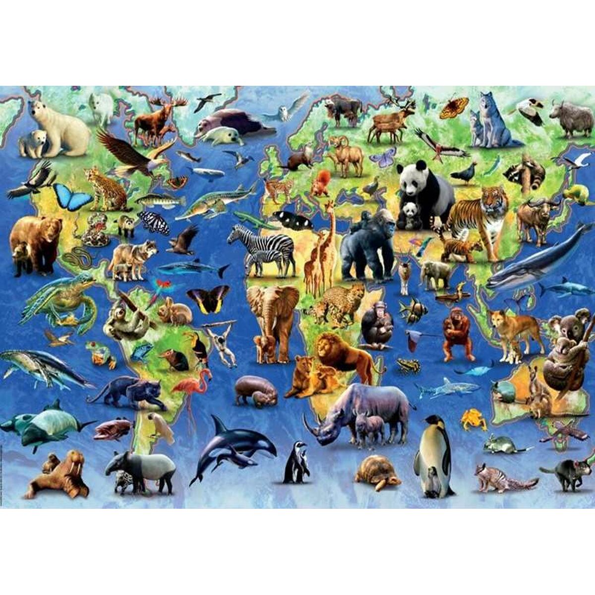 Pussel Educa Danger of extinction 500 Delar - 2
