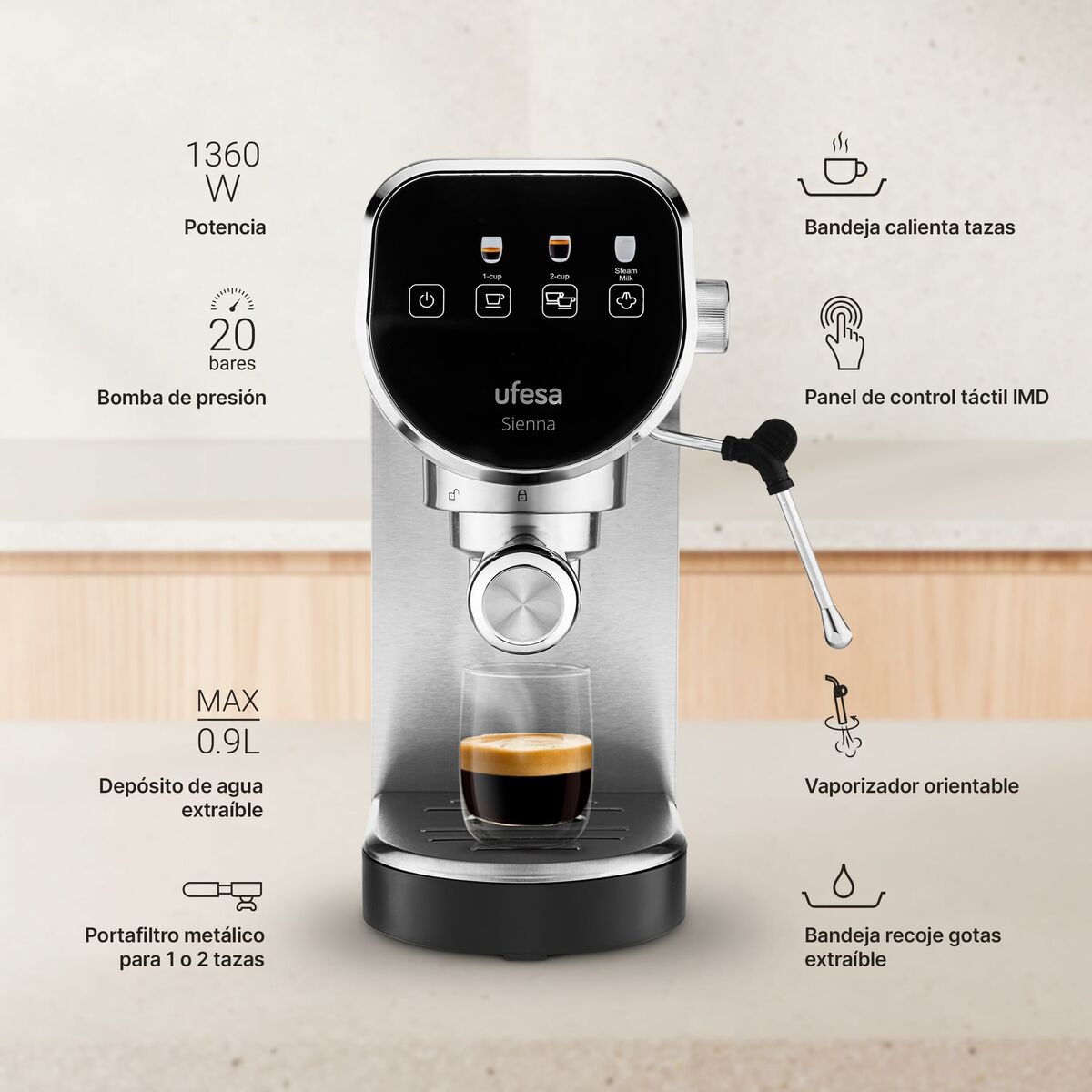 Kaffebryggare UFESA SIENNA - 2