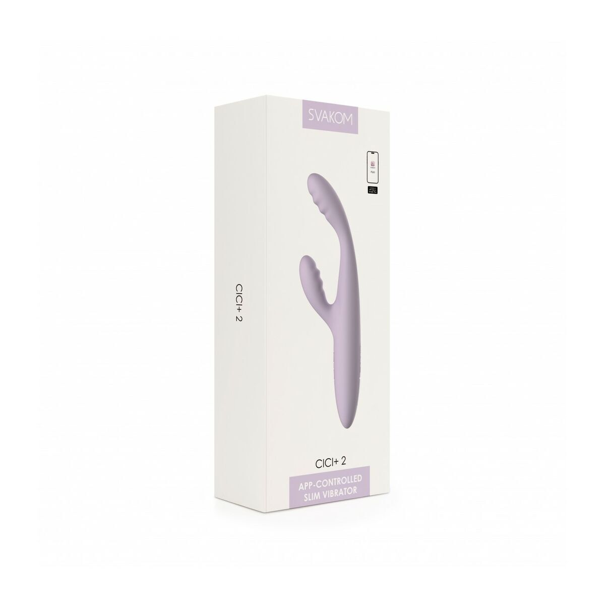 Dubbelvibrator Dual Stimulation Vibe Svakom Lila - 2