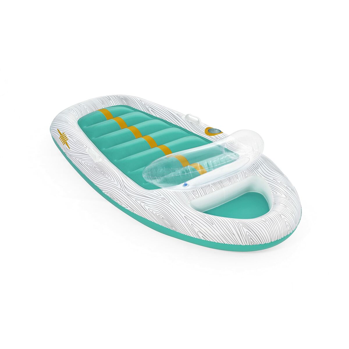 Bestway Luftmadrass Yacht 216x117 cm Strand och Pool 43650 - 5