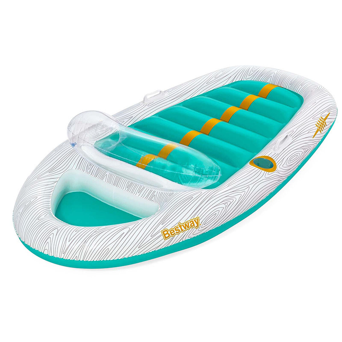 Bestway Luftmadrass Yacht 216x117 cm Strand och Pool 43650