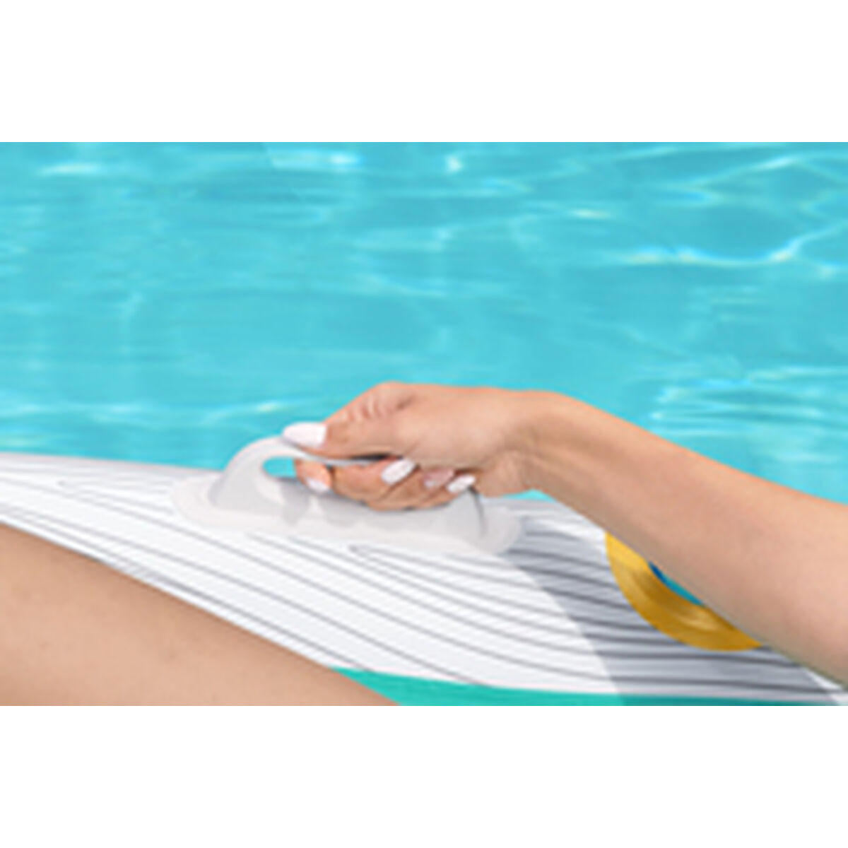 Bestway Luftmadrass Yacht 216x117 cm Strand och Pool 43650 - 12