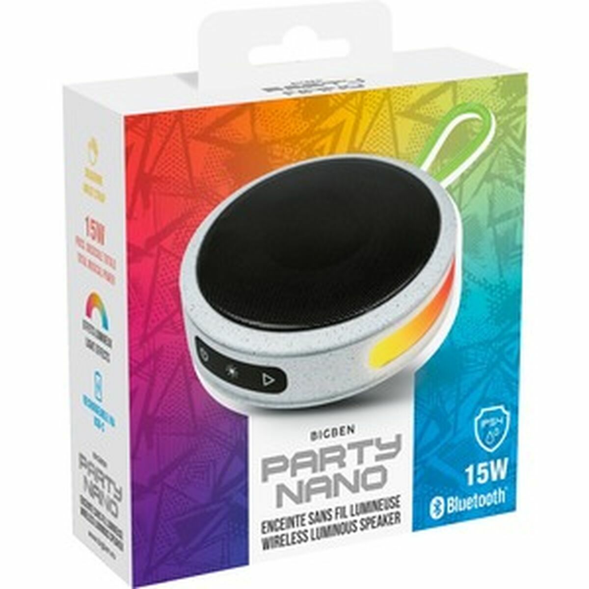 Bärbar Bluetooth Högtalare BigBen Party PARTYBTIPNANOWHG Grå 4 W - 2