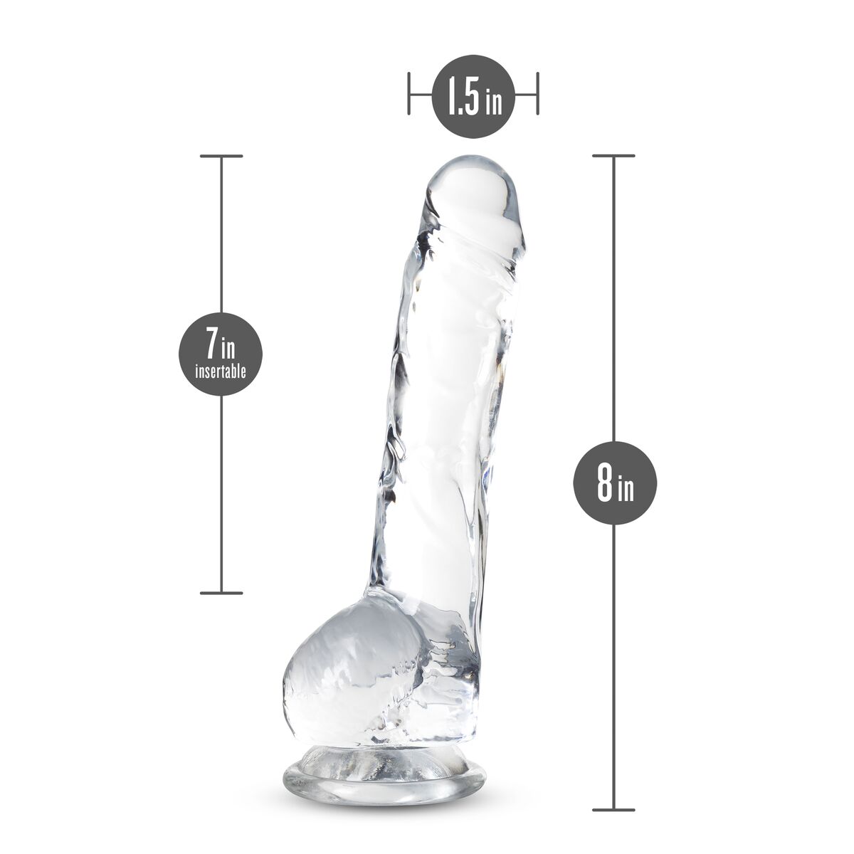 Dildo Blush Naturally Yours Ø 3,3 cm - 6