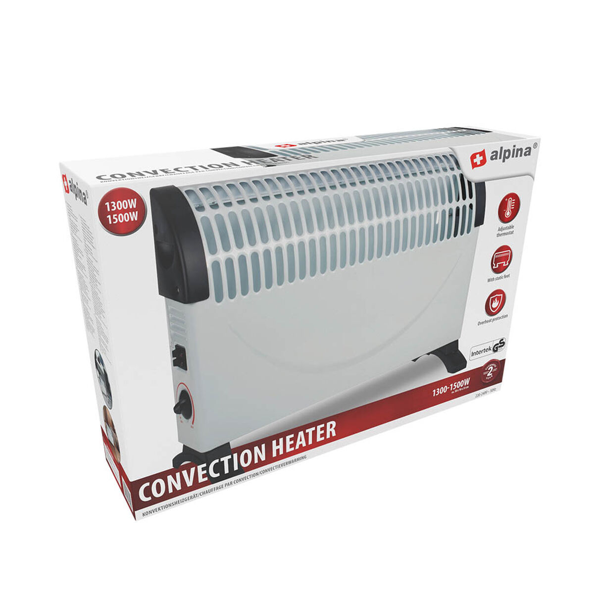Konvektionselement Alpina 1500 W - 2
