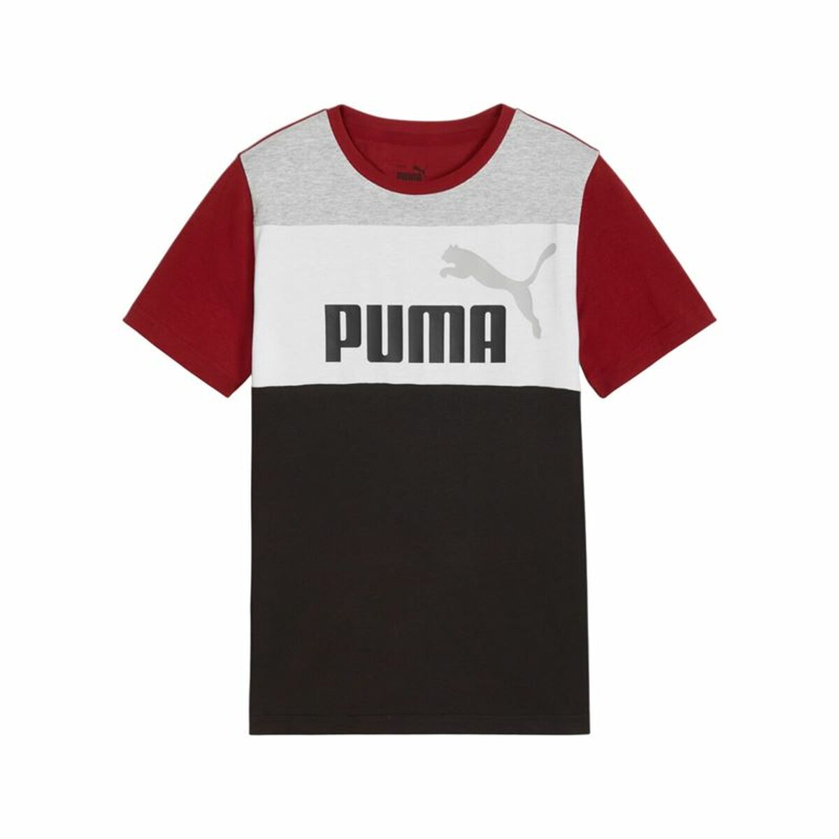 Barn T-shirt med kortärm Puma Ess Block