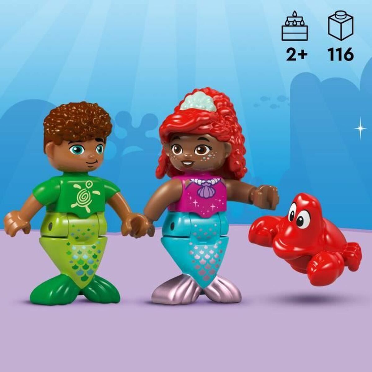 Byggsats Lego Disney 10435 Ariel's Magical Underwater Palace Multicolour 116 Delar - 4