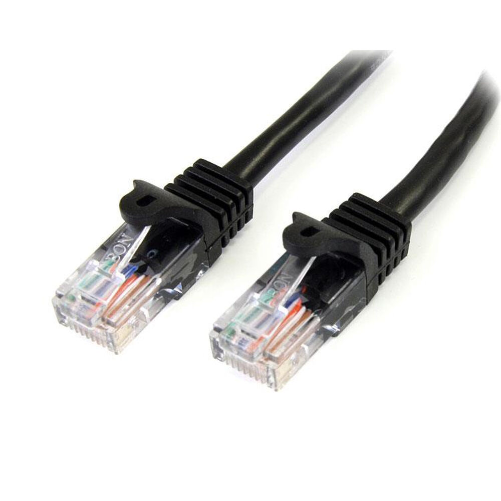 Nätkabel UTP Styv Kategori 6 Startech 45PAT5MBK Svart 5 m
