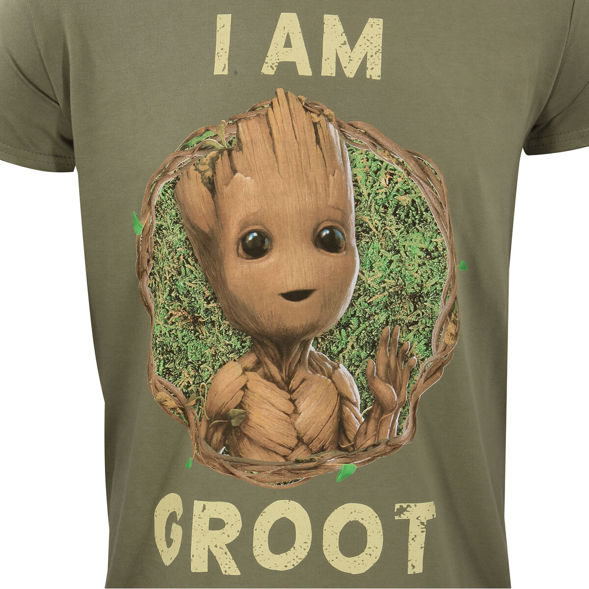T-shirt med kortärm Marvel Badge Grön Unisex - 2