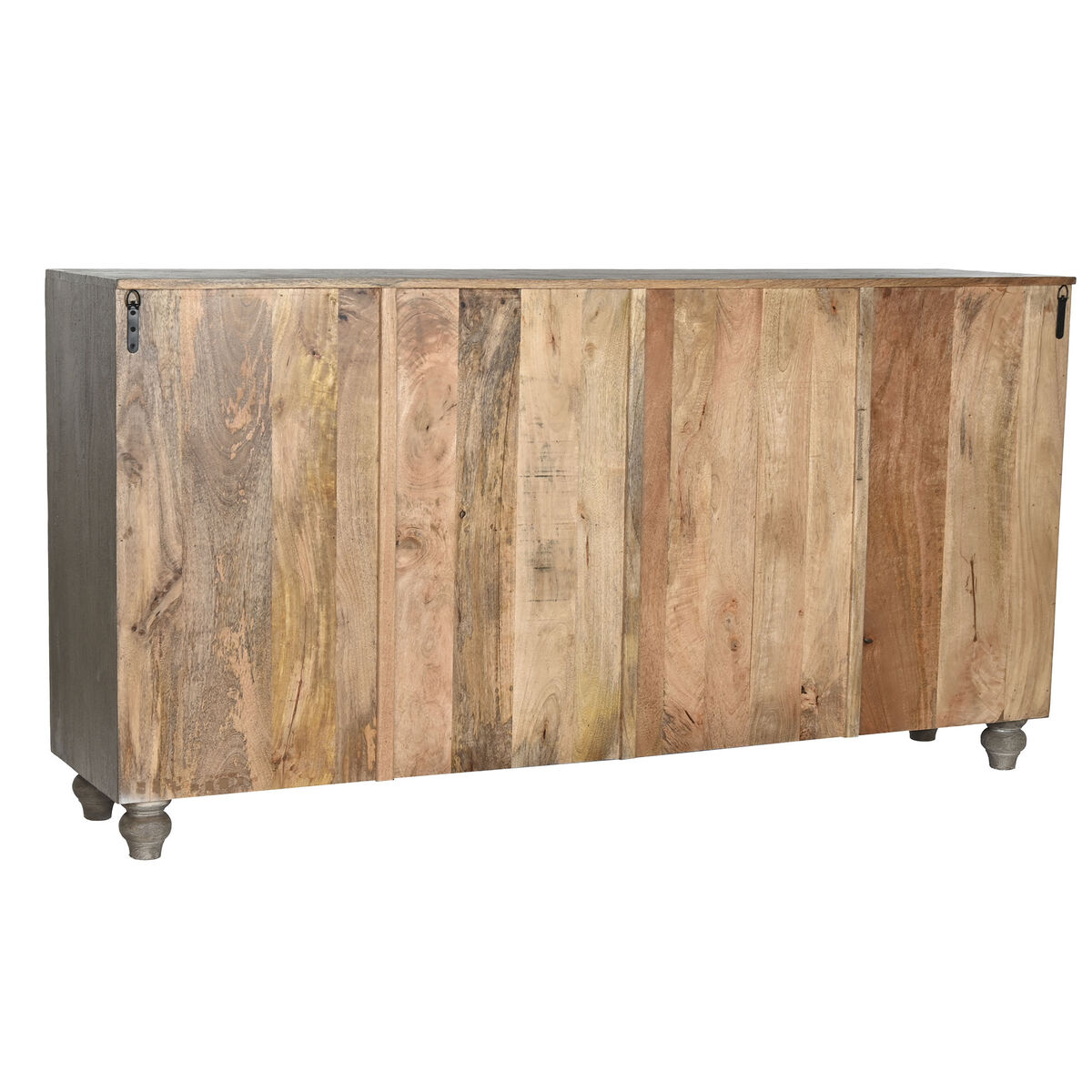 Skänk Home ESPRIT Grå Ljusbrun Trä 175 x 40 x 90 cm 175,5 x 40 x 90 cm