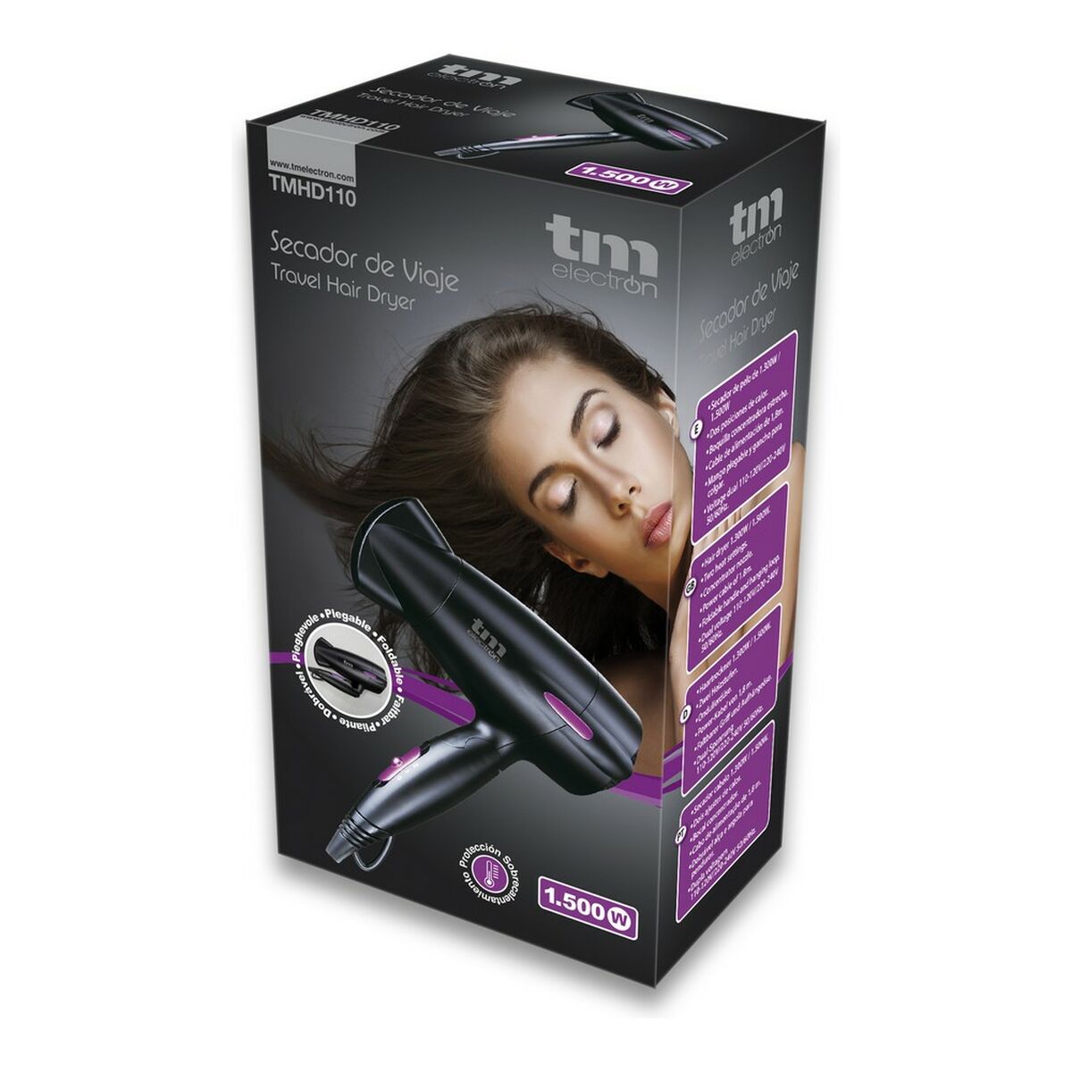 Hårtork TM Electron 1500 W - 6