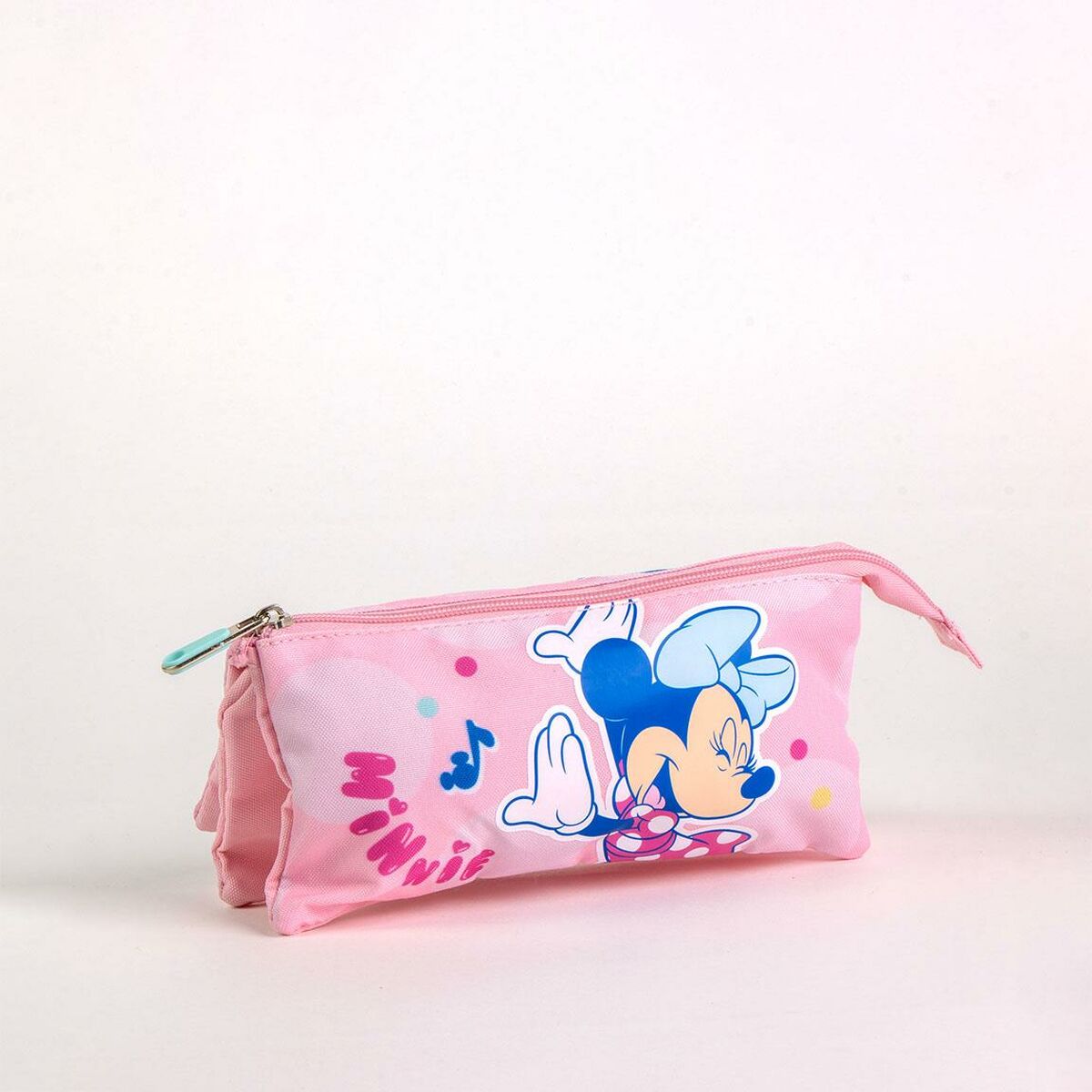 Skolväska Minnie Mouse Rosa 12 x 3 x 22,5 cm - 4