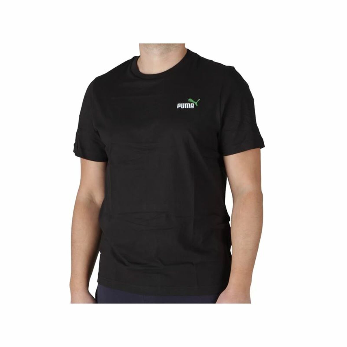 T-shirt med kortärm Herr Puma Essentials Svart