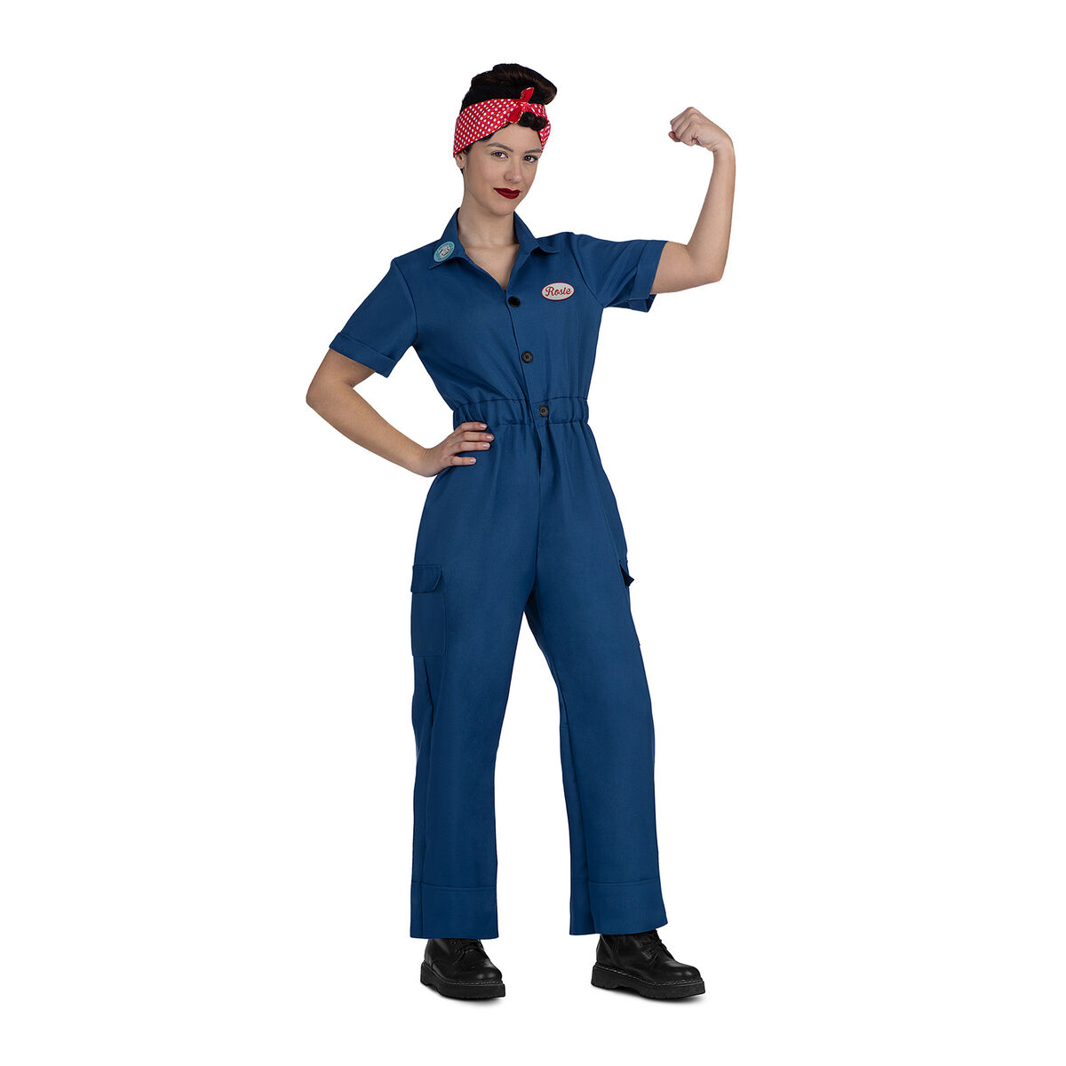 Maskeraddräkt vuxna My Other Me Rosie the Riveter (3 Delar)
