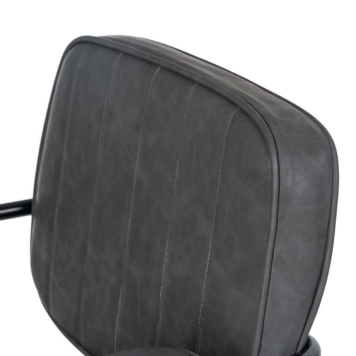 Kontorsstol 56 x 56 x 92 cm Svart - 4