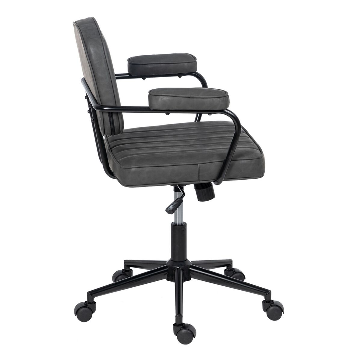 Kontorsstol 56 x 56 x 92 cm Svart - 10