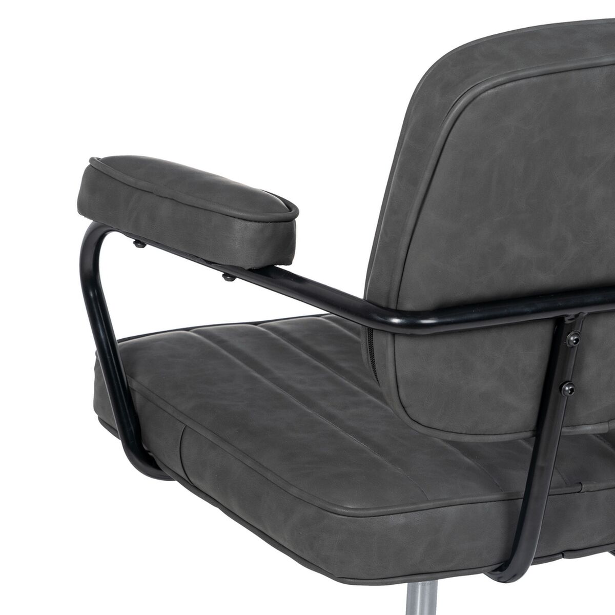 Kontorsstol 56 x 56 x 92 cm Svart - 3