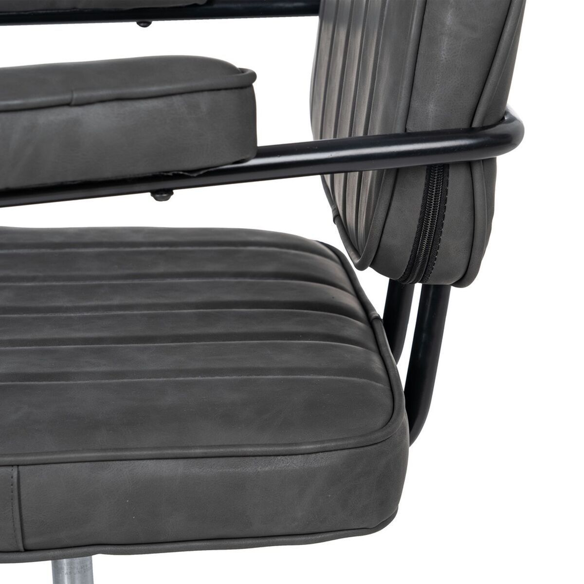 Kontorsstol 56 x 56 x 92 cm Svart - 6
