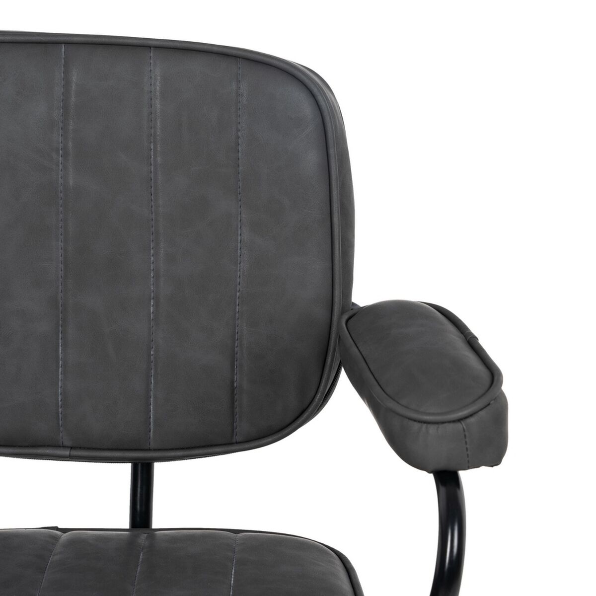 Kontorsstol 56 x 56 x 92 cm Svart - 12