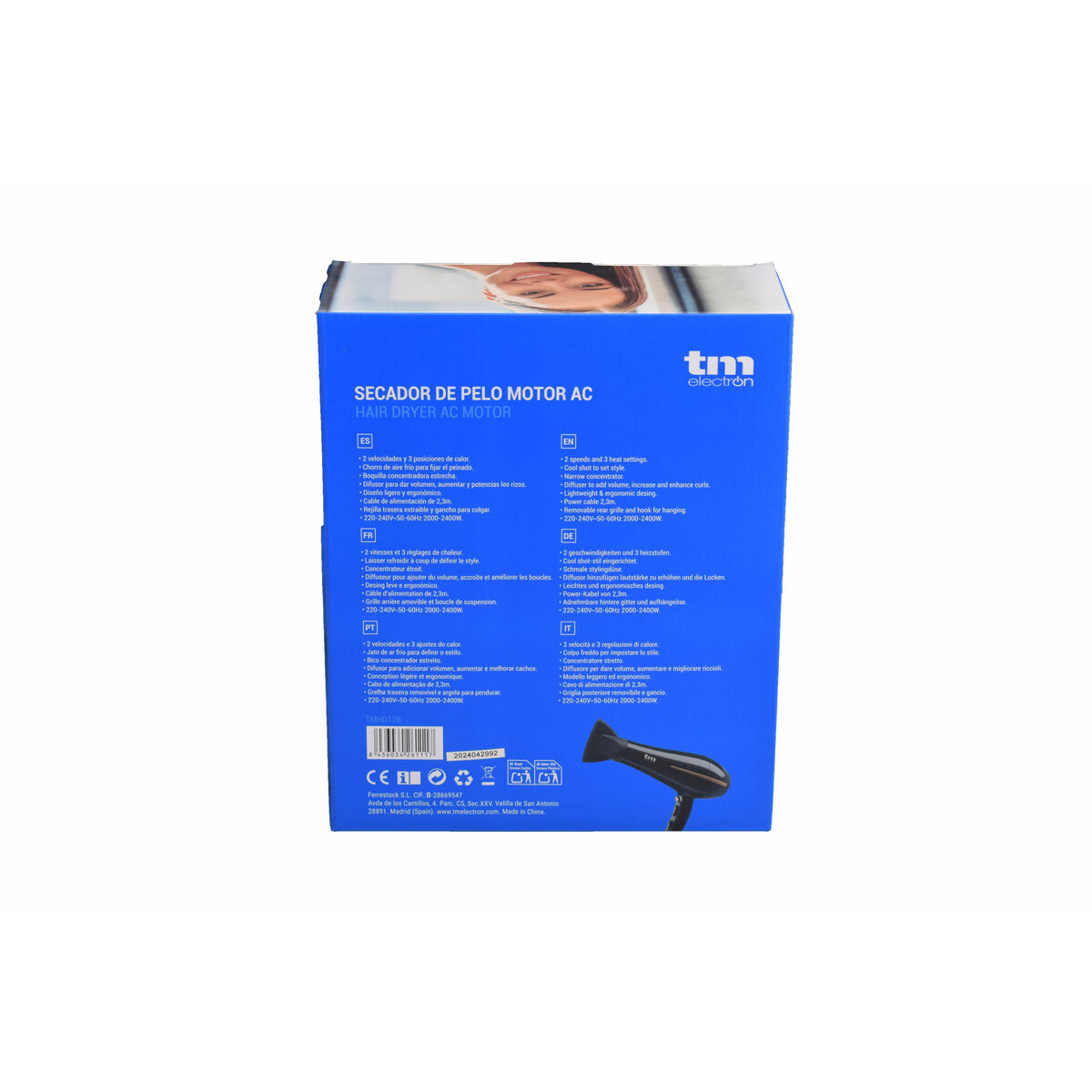 Hårtork TM Electron 2400 W - 8
