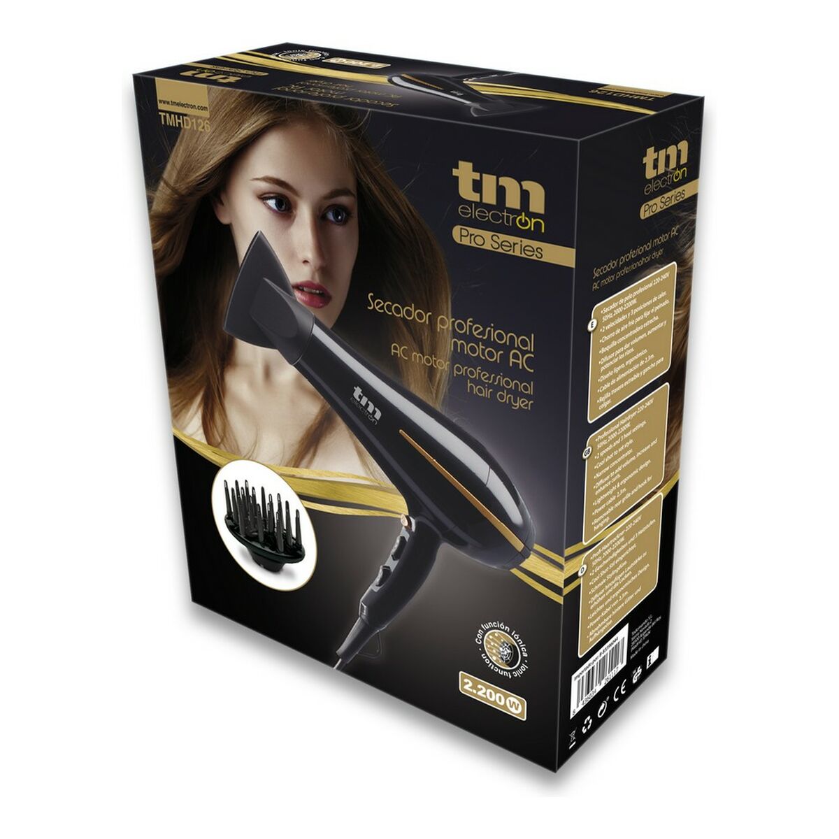 Hårtork TM Electron 2400 W - 12