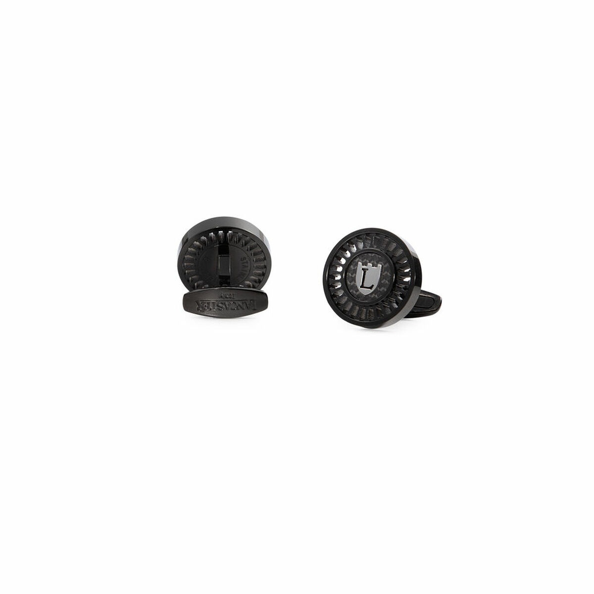 Manschettknappar Lancaster GLA012BK 2 cm - 2