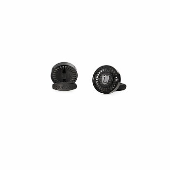 Manschettknappar Lancaster GLA012BK 2 cm