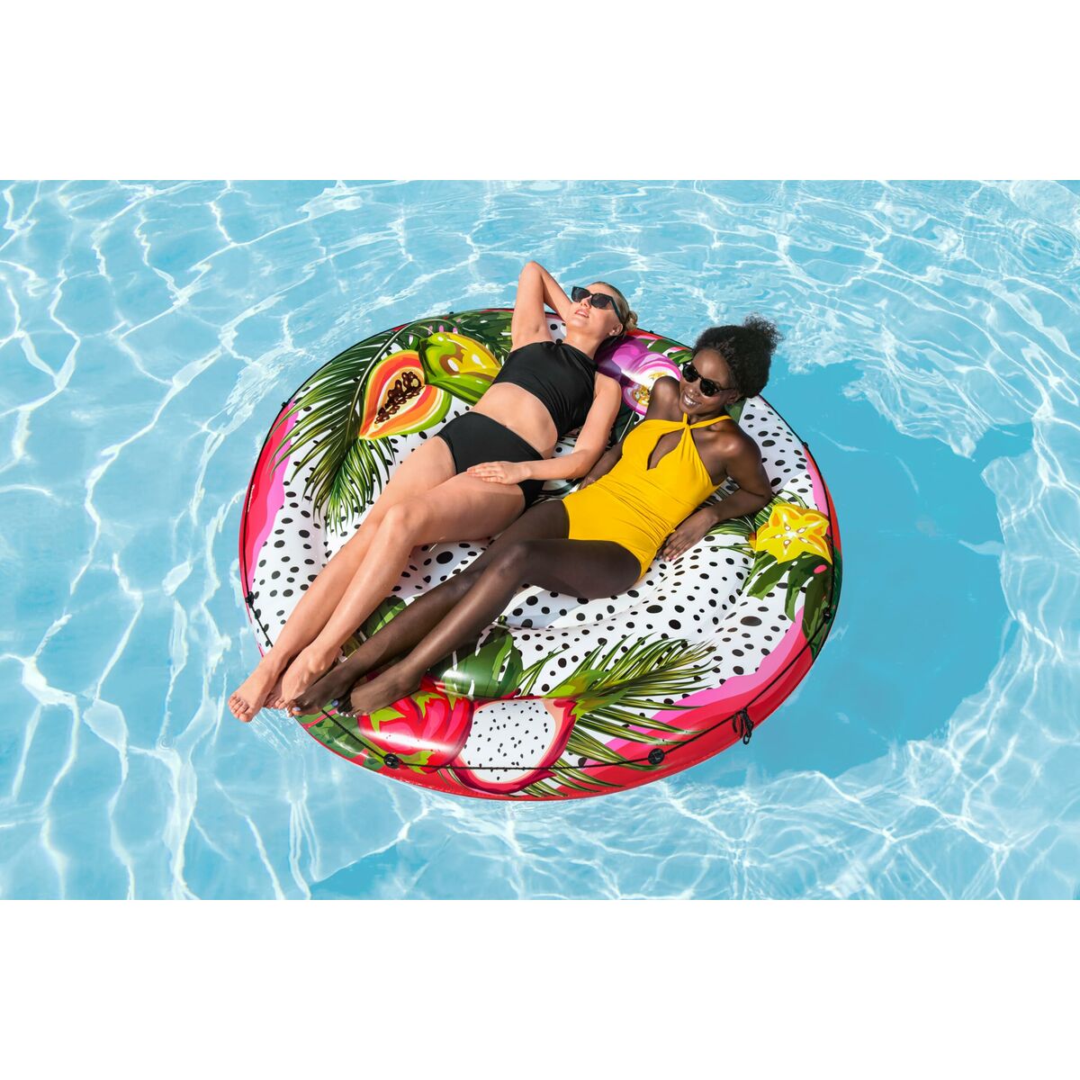 Bestway Inflatable Float Island med Rep Passion Frukt D188cm Strand och Pool 43720 - 2