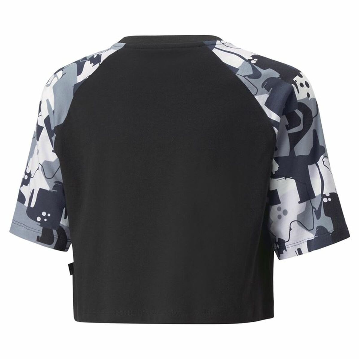 Barn T-shirt med kortärm Puma Ess+ Street Art Svart - 2