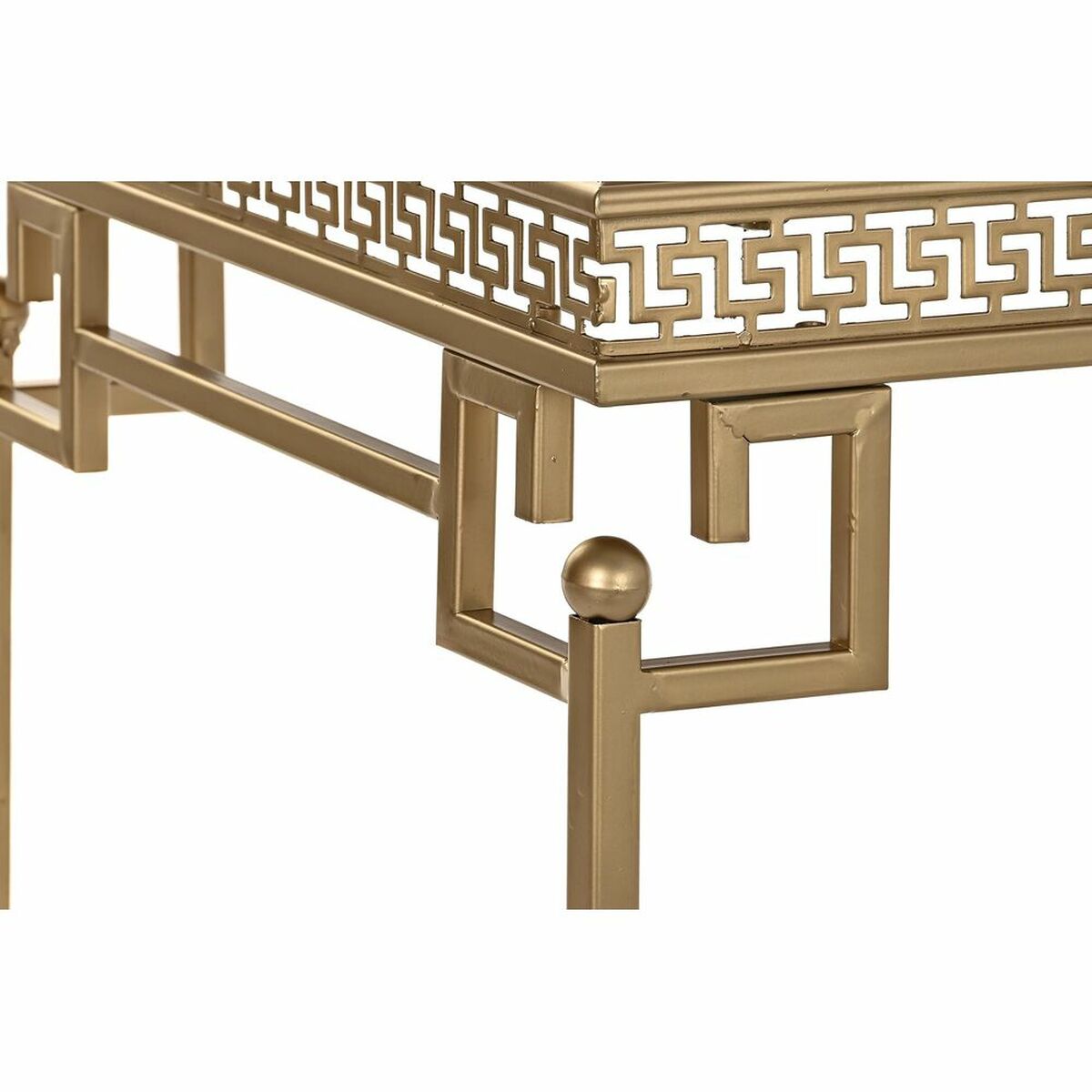 Soffbord DKD Home Decor Speglar Metall Aluminium 85 x 44 x 48 cm - 8