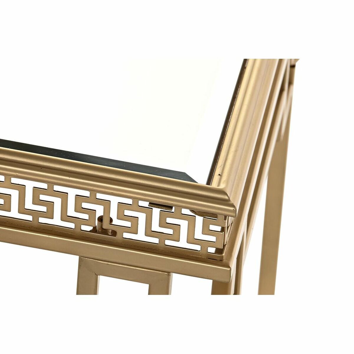 Soffbord DKD Home Decor Speglar Metall Aluminium 85 x 44 x 48 cm - 9