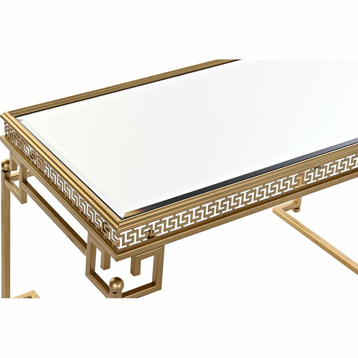 Soffbord DKD Home Decor Speglar Metall Aluminium 85 x 44 x 48 cm - 2