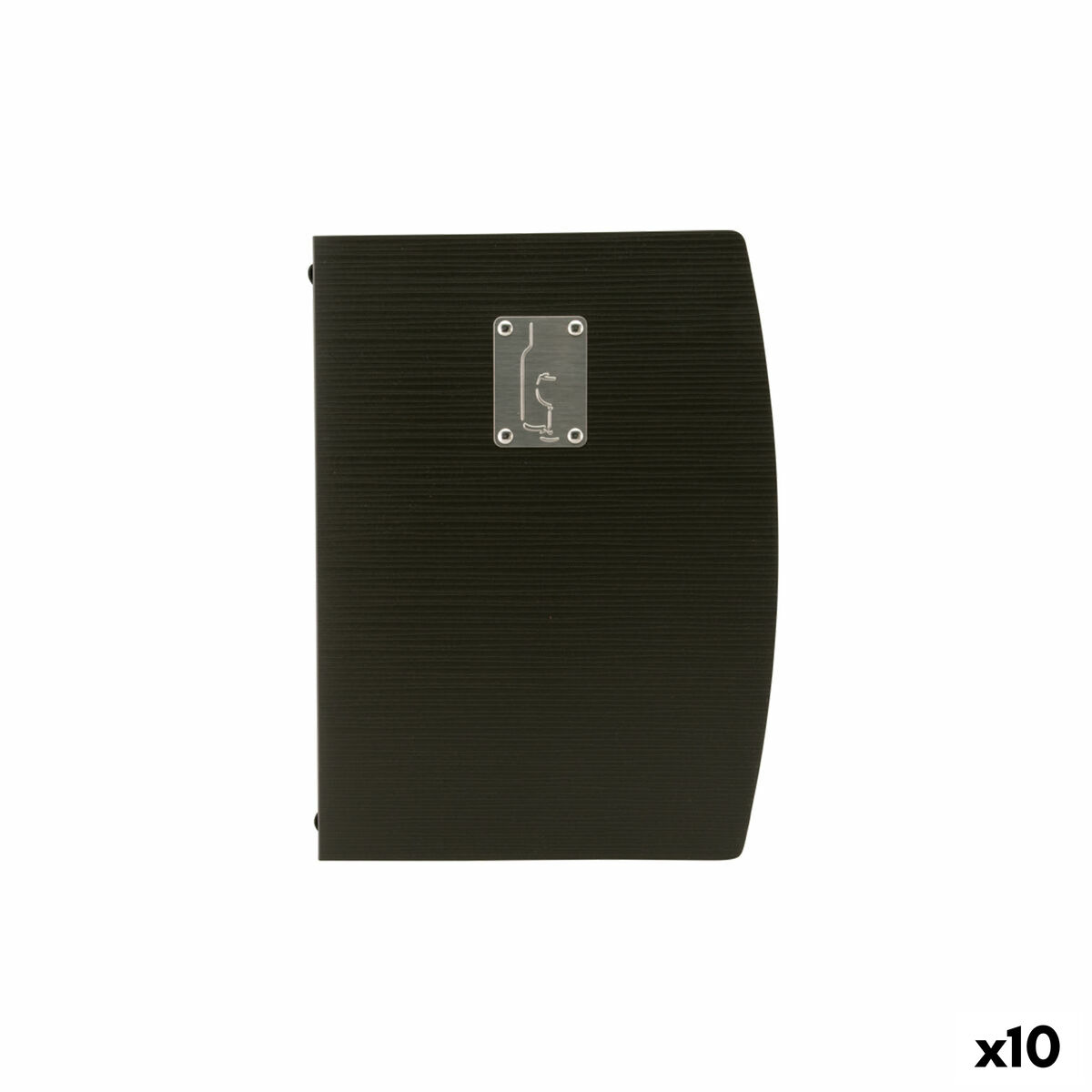 Menu holders Securit Rio 34 x 25,5 x 1,8 cm Svart