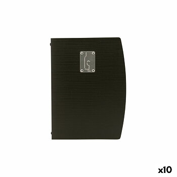 Menu holders Securit Rio 34 x 25,5 x 1,8 cm Svart