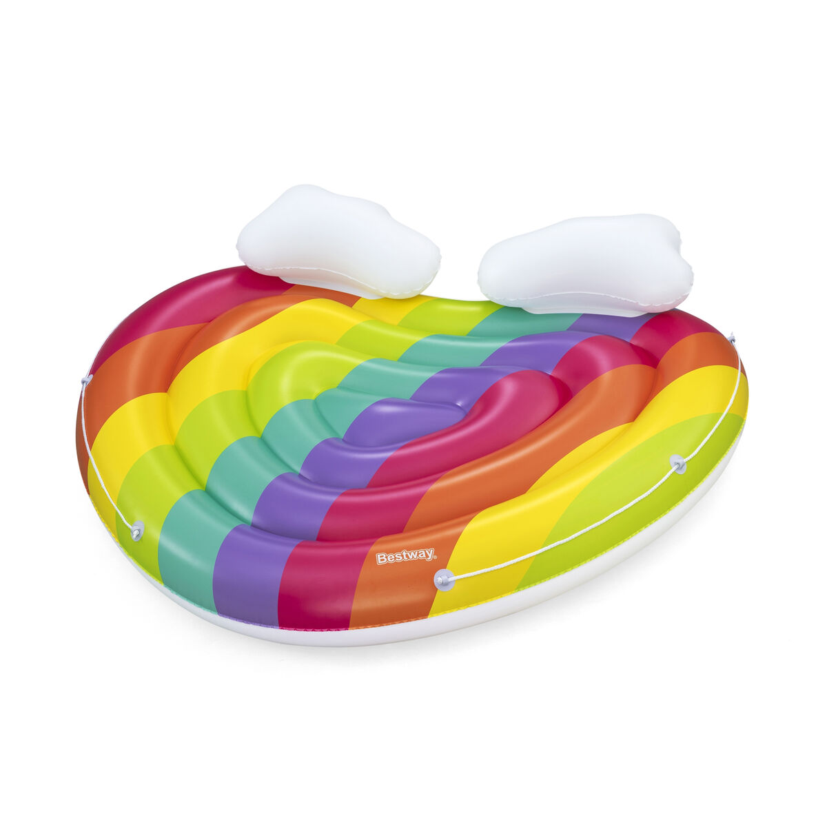 Bestway Flytande Ö Regnbåge Uppblåsbar 175x163 cm Strand och Pool 43722 - 11