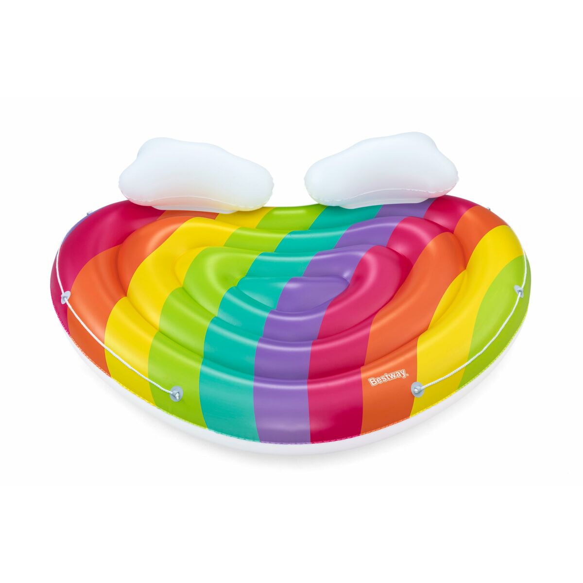 Bestway Flytande Ö Regnbåge Uppblåsbar 175x163 cm Strand och Pool 43722 - 15