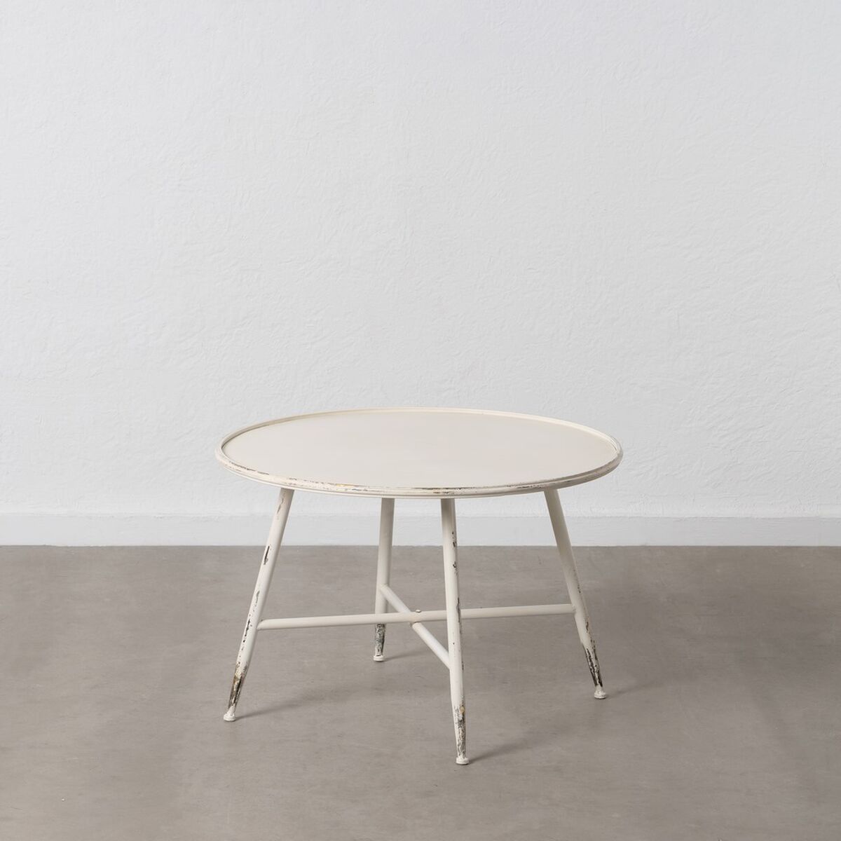 Soffbord Kräm 75 x 75 x 50 cm - 8