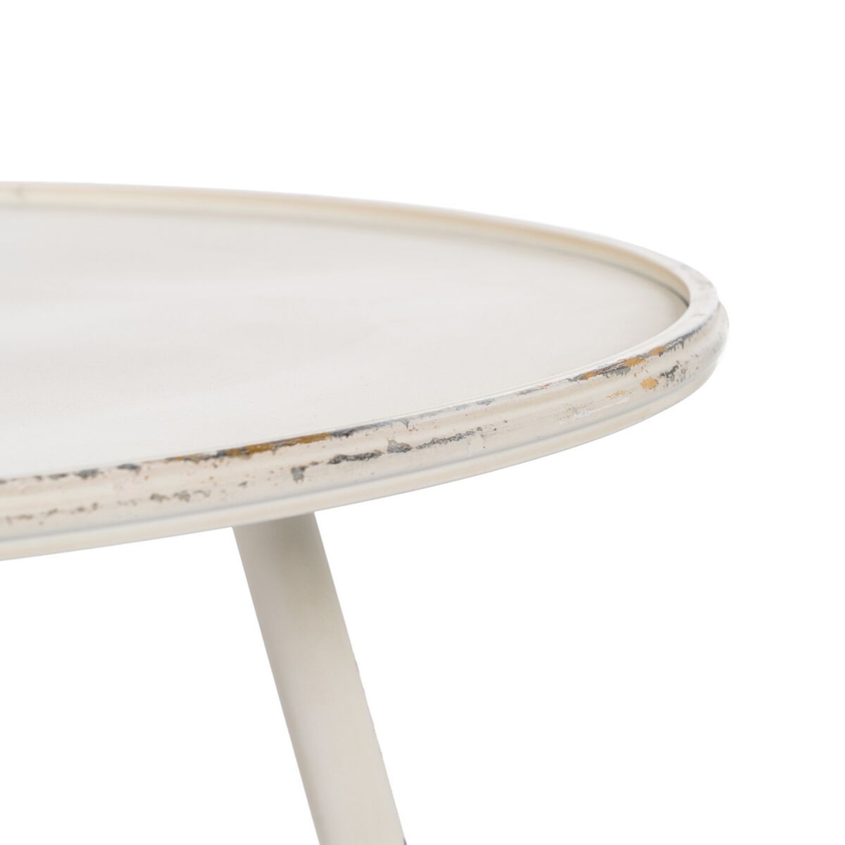 Soffbord Kräm 75 x 75 x 50 cm - 7