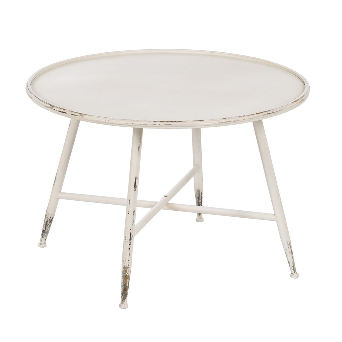Soffbord Kräm 75 x 75 x 50 cm