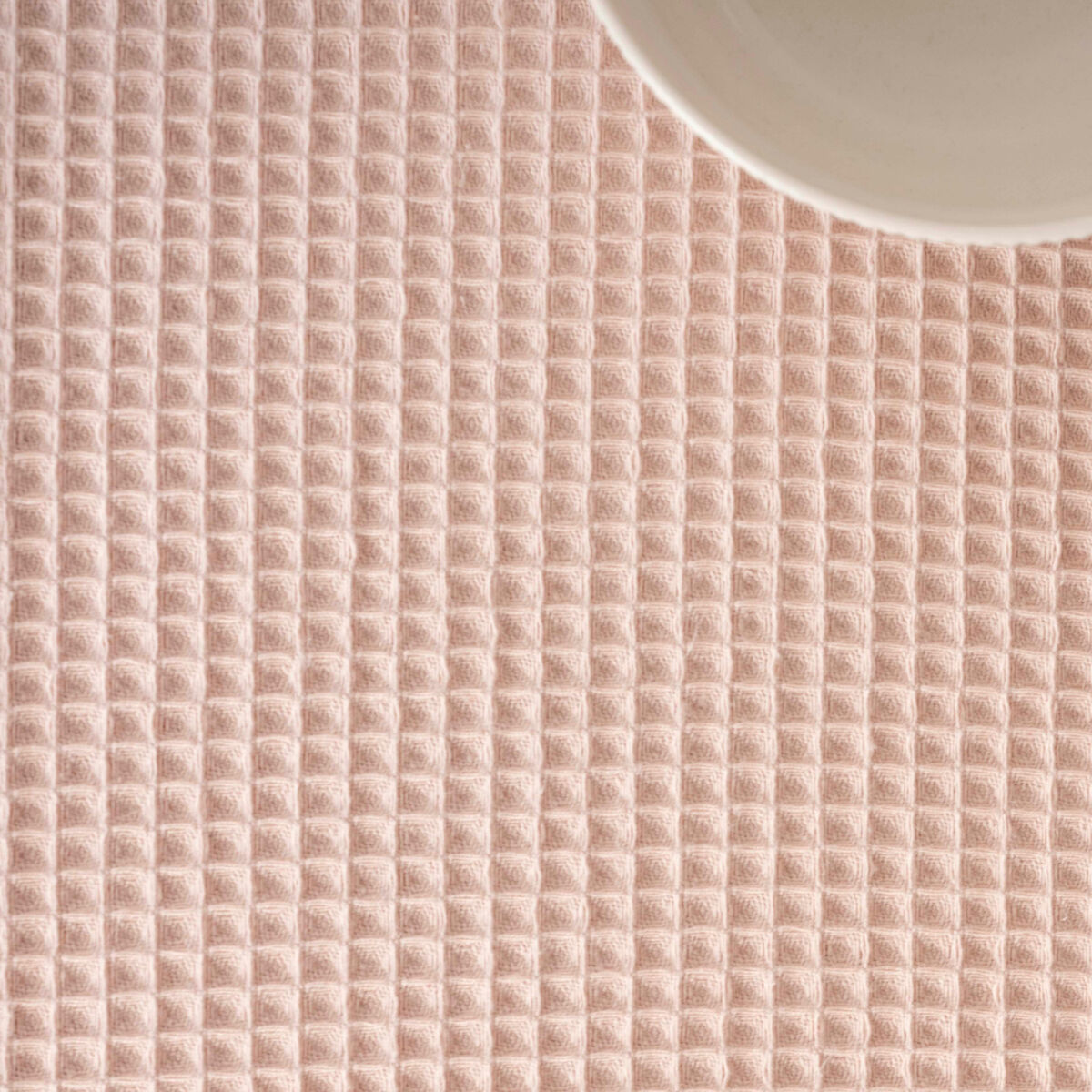 Bordslöpare Belum Waffle Ljusrosa 45 x 140 cm - 3