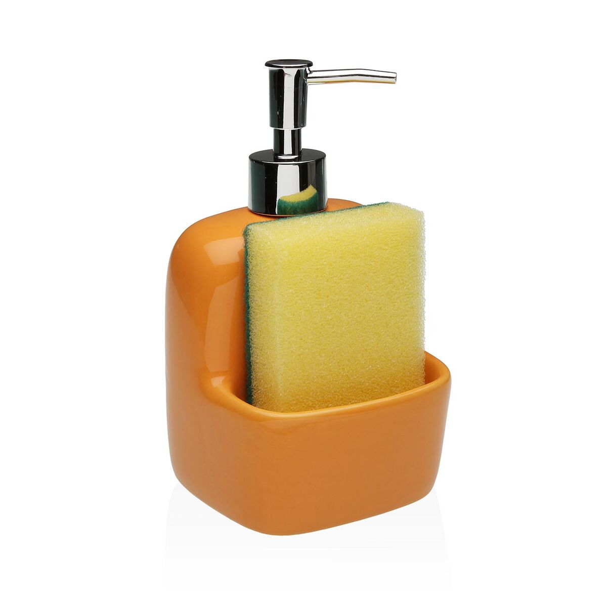 Tvåldispenser Versa Orange Keramik 9,4 x 17,8 x 10,5 cm