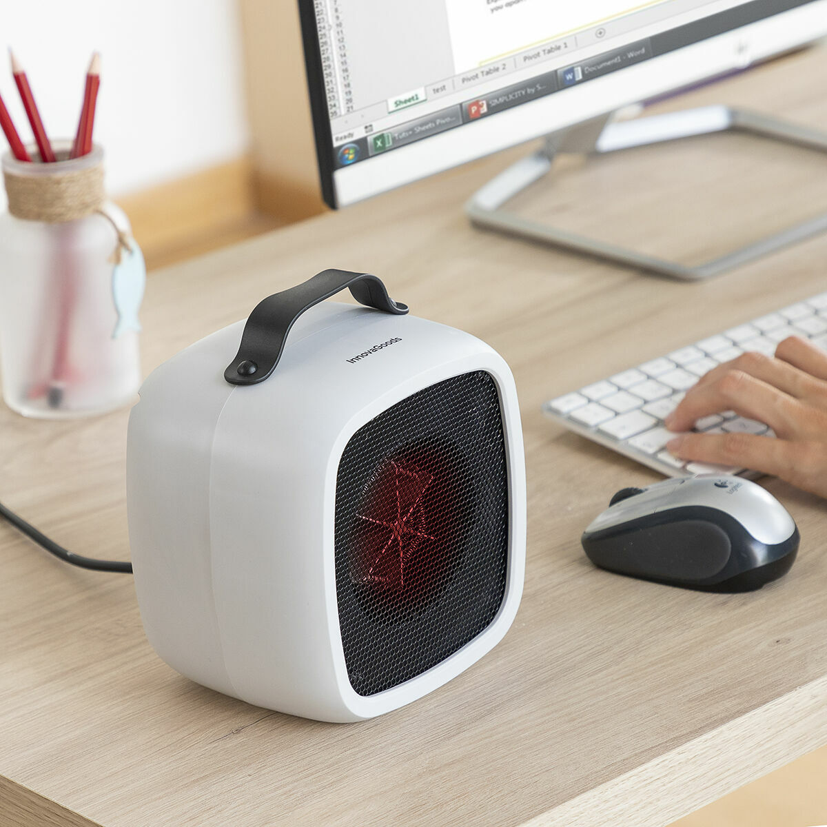 Bärbar elektrisk mini-värmare Bliwarm InnovaGoods 2000 W (Renoverade B) - 4