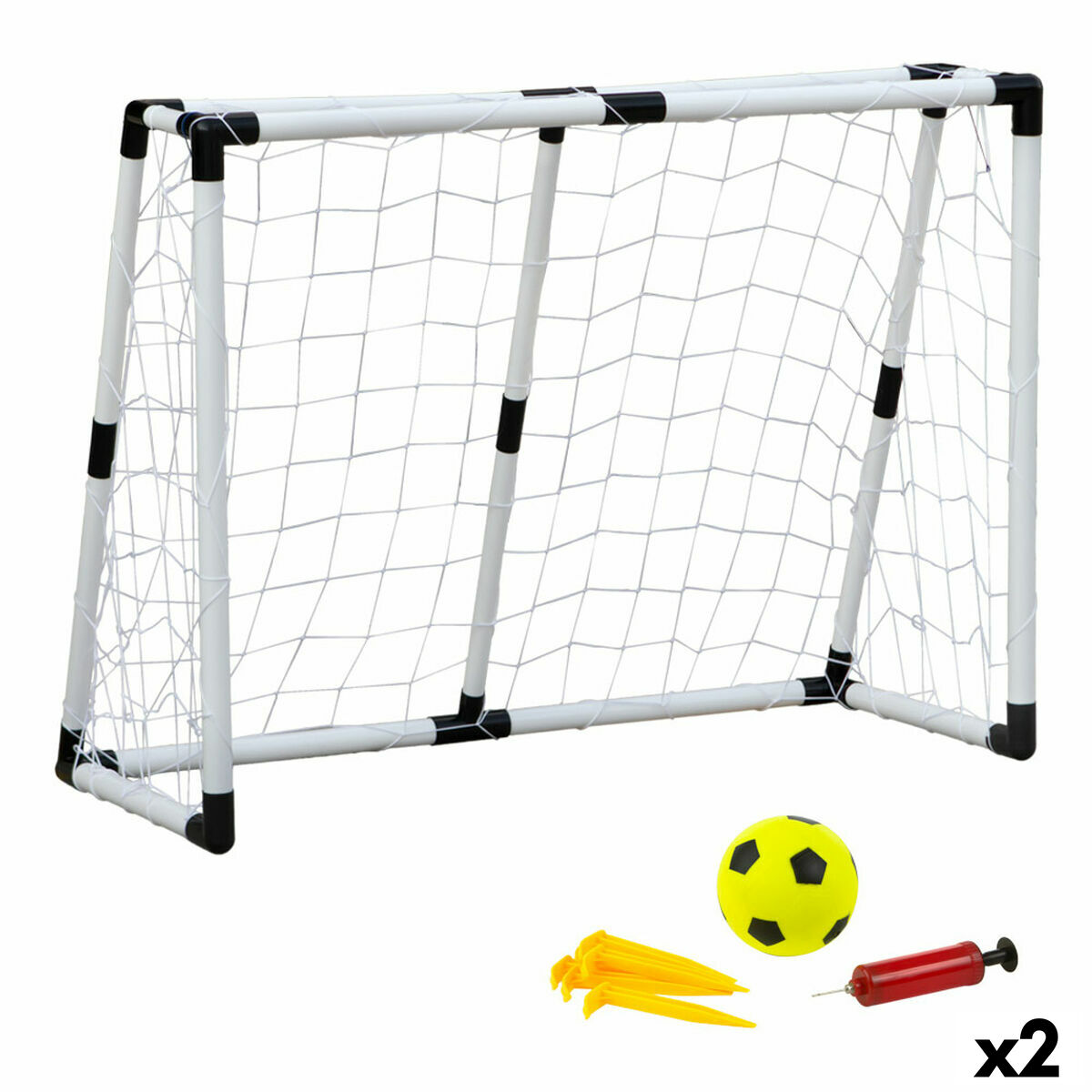 Fotbollsmål Colorbaby 131 x 101 x 59 cm (2 antal)