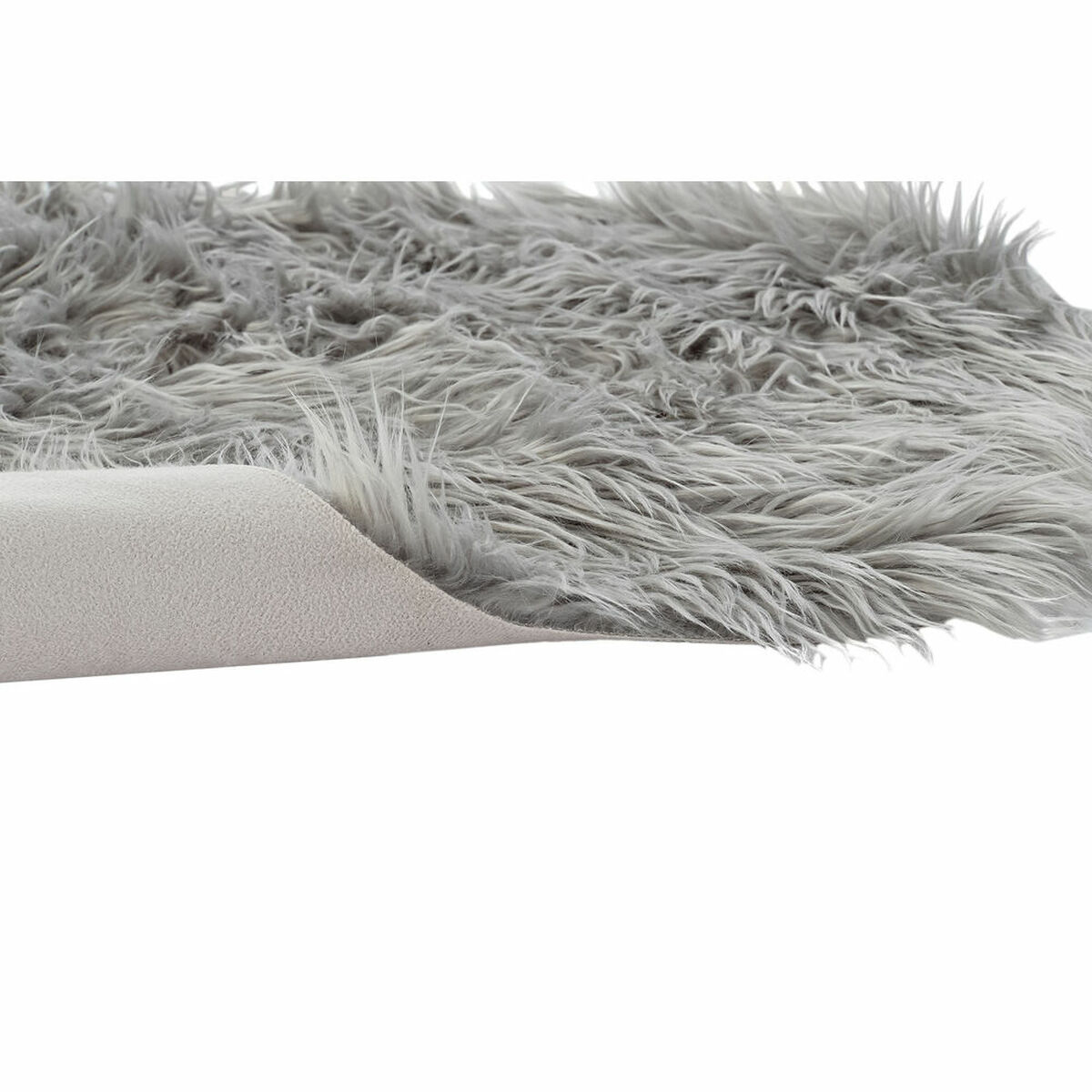 Matta DKD Home Decor Grå Med hår 60 x 90 x 2 cm - 6