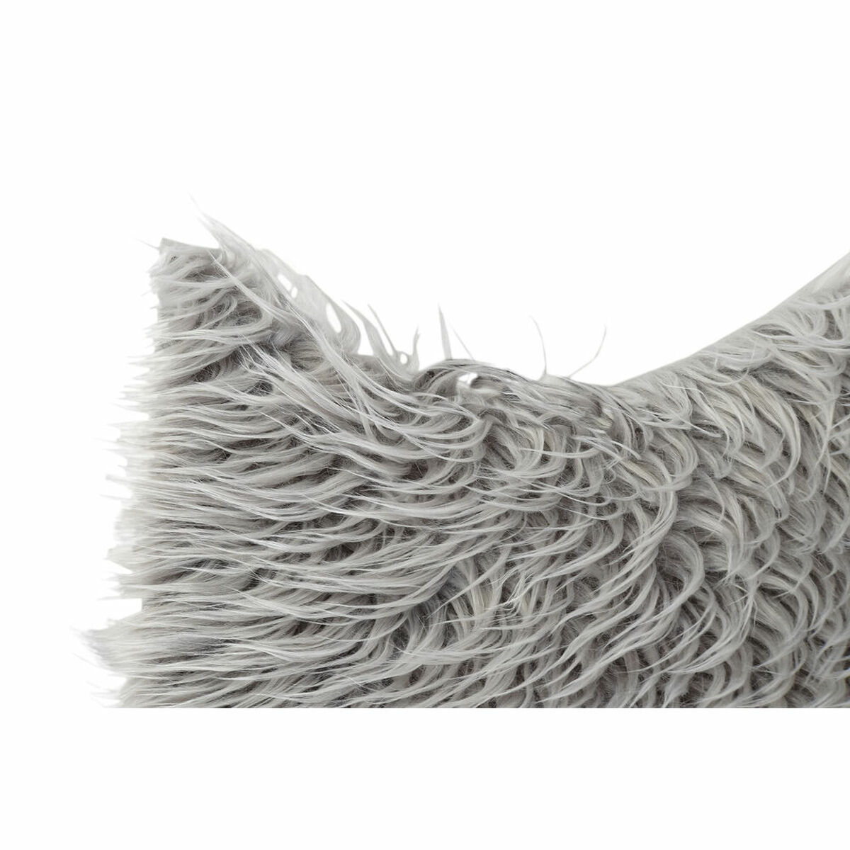 Matta DKD Home Decor Grå Med hår 60 x 90 x 2 cm - 5