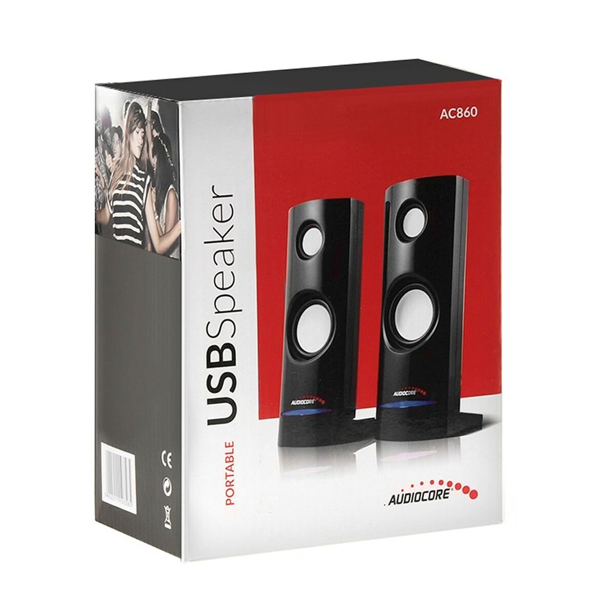 PC-högtalare AudioCore AC860 Svart 4 W - 3