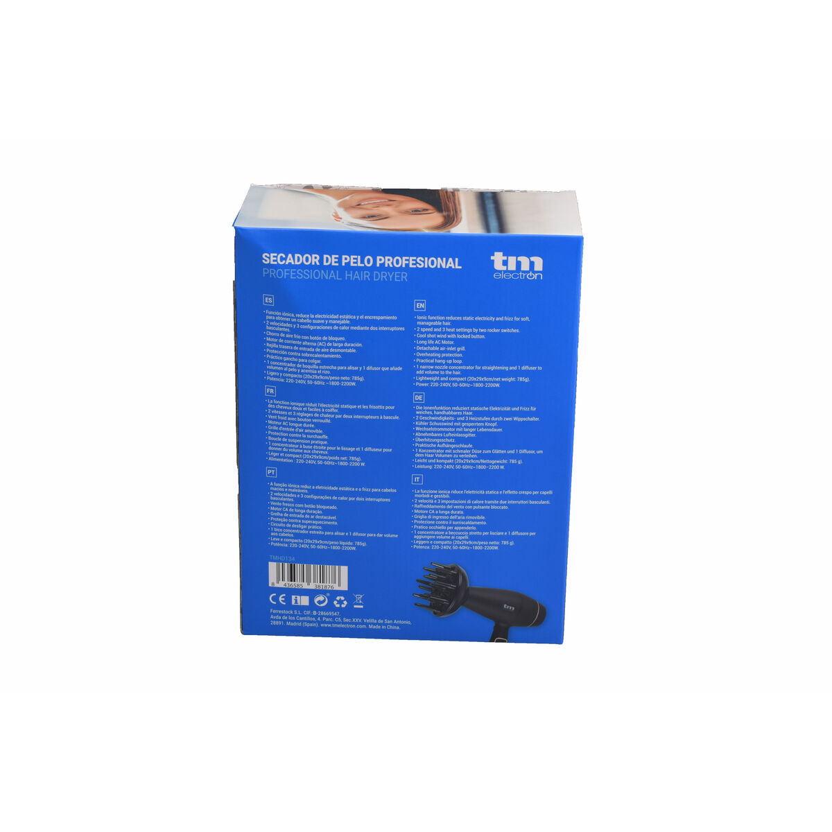 Hårtork TM Electron 1800-2200 W - 12