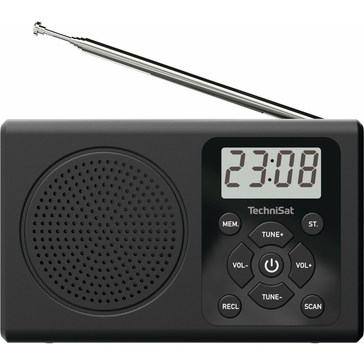 Transistorradio ELBE 76-5018-00 Svart