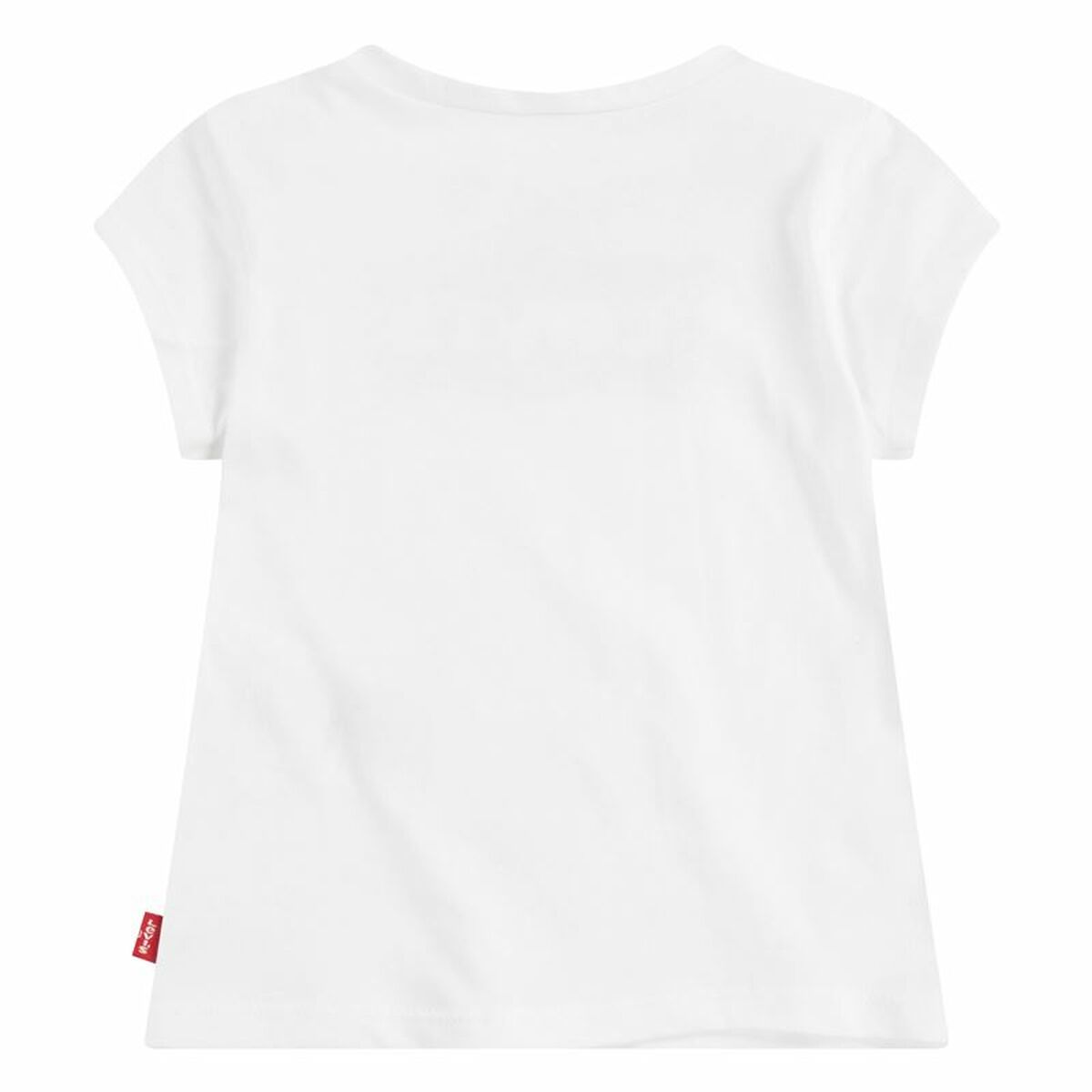 Barn T-shirt med kortärm Levi's Batwing Logo Vit - 9