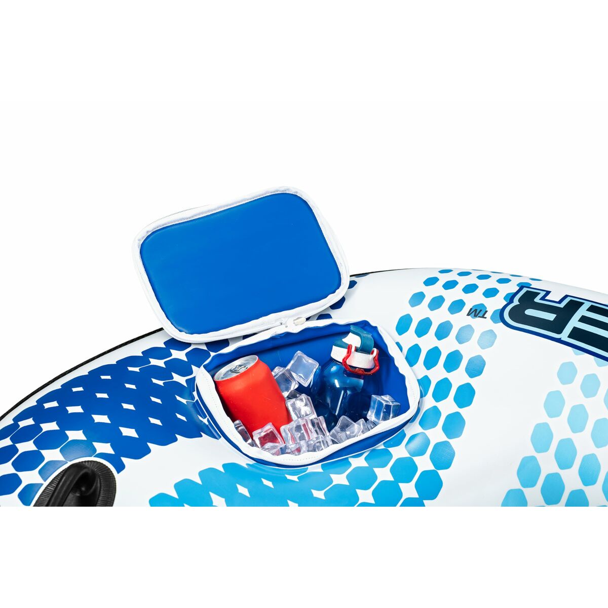Bestway Uppblåsbart Hjul med Handtag Rapid Rider med Kylare 165x148 cm Strand och Pool 43726 - 5